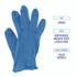BOARDWALK 395LBXA 395 Series Disposable General-Purpose Nitrile Gloves, Powder-Free, Large, 5 mil Thick, 9.5" Long, Blue, 100/Box