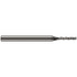 Harvey Tool 12516 Square End Mill: 1/4" Dia, 4 Flutes, 1-1/2" LOC, Solid Carbide, 30 ° Helix