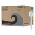 BOARDWALK SSHWPPWIW Heavyweight Wrapped Polypropylene Cutlery, Soup Spoon, Plastic, White, 1,000/Carton