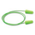 Moldex Pura-Fit Foam Earplugs, Foam, Bright Green, Corded