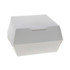 PACTIV EVERGREEN CORPORATION DBRGRCLAM Paperboard Hinged Container, 5" Hamburger Clamshell, 4.79 x 4.81 x 2.75, Paper, 500/Carton