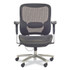 SAFCO PRODUCTS 3505BL Lineage Big and Tall All-Mesh Task Chair, Supports Up to 400 lb, 19.5" to 23.25" Seat Height, Black Seat, Chrome Base