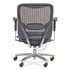 SAFCO PRODUCTS 3505BL Lineage Big and Tall All-Mesh Task Chair, Supports Up to 400 lb, 19.5" to 23.25" Seat Height, Black Seat, Chrome Base