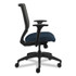 HON COMPANY SVM1ALICC90T Solve Series Mesh Back Task Chair, Supports Up to 300 lb, 18" to 23" Seat Height, Midnight Seat, Charcoal Back, Black Base