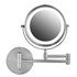 TOPNET, INC. Ovente MFW70BR1X10X  MFW70BR1X10X Wall-Mounted Double-Sided Vanity Makeup Mirror, 10X Magnification, Nickel