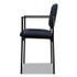 HON COMPANY VL616VA90 VL616 Stacking Guest Chair with Arms, Fabric Upholstery, 23.25" x 21" x 32.75", Navy Seat, Navy Back, Black Base