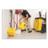 RUBBERMAID COMMERCIAL PROD. 1966719 Zippered Vinyl Cleaning Cart Bag for Rubbermaid Commercial 6173-88, 24 gal, 17.25" x 10.5" x 30.5", Yellow