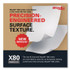 KIMBERLY-CLARK PROFESSIONAL WypAll® 41026 Power Clean X80 Heavy Duty Cloths, 1/4 Fold, 12.5 x 12, White, 50/Box, 4 Boxes/Carton