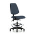 Blue Ridge Ergonomics MSC49591 Task Chair: Vinyl, Imperial Blue