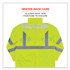 TENACIOUS HOLDINGS, INC. ergodyne® 24337 GloWear 8366 Class 3 Lightweight Hi-Vis Rain Jacket, Polyester, 3X-Large, Lime