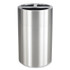 SAFCO PRODUCTS 9941SS Triple Recycling Receptacle, 40 gal, Steel, Brushed Aluminum