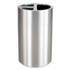 SAFCO PRODUCTS 9941SS Triple Recycling Receptacle, 40 gal, Steel, Brushed Aluminum