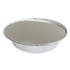 BOARDWALK ROUND7COMBO Round Aluminum To-Go Containers with Lid, 24 oz, 7" Diameter x 1.47"h, Silver 200/Carton