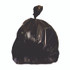 HERITAGE X6639QK Reprocessed Resin Can Liners, 33 gal, 2 mil, 33" x 39", Black, 100/Carton