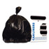 HERITAGE X6639QK Reprocessed Resin Can Liners, 33 gal, 2 mil, 33" x 39", Black, 100/Carton