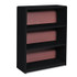 SAFCO PRODUCTS 7171BL Value Mate Series Metal Bookcase, Three-Shelf, 31.75w x 13.5d x 41h, Black