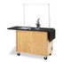 DIVERSIFIED WOODCRAFTS, INC. Spaces™ 4121K Mobile Laboratory Table, Rectangular, 48w x 24d x 36h, Black