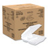 DART 95HT3R Foam Hinged Lid Containers, 3 Compartments, 9.25 x 9.5 x 3, White, 100/Sleeve, 2 Sleeves/Carton