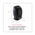 ALERA HECH09 Ceramic Heater, 1,500 W, 7.12 x 5.87 x 8.75, Black