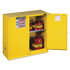 Justrite Yellow Safety Cabinet for Flammables, Self-Closing, 30 Gallon, 2 Doors