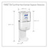 GO-JO INDUSTRIES PURELL® 642001 ES6 Touch Free Hand Sanitizer Dispenser, 1,200 mL, 5.25 x 8.56 x 12.13, White