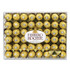 FERRERO ROCHER 24100015 Hazelnut Chocolate Diamond Gift Box, 21.2 oz, 48 Pieces