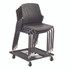 SAFCO PRODUCTS 4188 Stacking Chair Cart, Metal, 23.13" x 23.13" x 4.5", Black