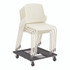 SAFCO PRODUCTS 4188 Stacking Chair Cart, Metal, 23.13" x 23.13" x 4.5", Black