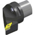 Tungaloy 6995457 Modular Turning & Profiling Head: Size C5, 60 mm Head Length, External, Right Hand