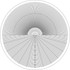 Suburban Tool OC1010X 13-3/4 Inch Diameter, Radius and Angle, Mylar Optical Comparator Chart and Reticle