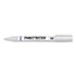 LA-CO Industries Inc Markal® Paint-Riter® Fine Liquid Paint Marker, White, 1/16 in Tip, Fine