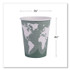 ECO-PRODUCTS,INC. EPBHC12WAPK World Art Renewable and Compostable Hot Cups, 12 oz, Paper, Gray, 50/Pack