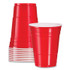 DART P16R SOLO Party Plastic Cold Drink Cups, 16 oz, Red, 50/Bag, 20 Bags/Carton
