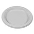TABLEMATE PRODUCTS, CO. 7644WH Plastic Dinnerware, Plates, 7" dia, White, 125/Pack