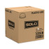 DART SOLO® DL620 Dome-Top Cold Cup Lids, Fits 2.5 oz to 9 oz Cold Cups, Plastic, Clear, 2,500/Carton