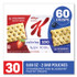 KELLOGG'S 22001007 Special K Pastry Crisps, (36) Strawberry; (24) Blueberry, 0.88 oz, 2/Pouch, 30 Pouches/Carton