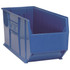 Quantum Storage QUS993BL Plastic Hopper Stacking Bin: Blue