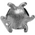 Dixon Valve Air King® 2-Lug Triple Connection, 5/16 in dia x 4-9/32 in W x 3-3/4 in H, Brass (Global Investment Cast)