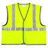 MCR Safety Class II Economy Safety Vest, Solid, Large, Lime