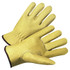 ORS Nasco Anchor Brand Premium Grain Pigskin Driver Gloves, Medium, Unlined, Beige