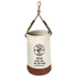 Klein Tools Load Rated Leather-Bottom Bucket, 1 Compartment, 17 in H, 12 in W, Off-White, With Swivel Snap
