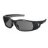 MCR Safety Swagger® SR1 Series Safety Glasses, Gray Lens, Polycarbonate, Black Frame, Polycarbonate
