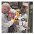 AMMEX CORPORATION GloveWorks® by GWON49100CT Heavy-Duty Industrial Nitrile Gloves, Powder-Free, XX-Large, 8 mil Thick, 9.5" Long, Orange, 100/Box, 10 Boxes/Carton