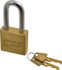 American Lock A5571 Padlock: Brass & Steel, Keyed Different, 2" Wide