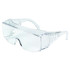 MCR Safety 9800XL 98 Series Safety Glasses, Clear Polycarb Lens/Frame, 150 mm Temple