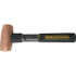 American Hammer AM3CUXFG Dead Blow Hammer: 3 lb Head, 1-3/4" Face Dia, Copper Head