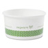 VEGWARE SC06G Soup Containers, Compostable, 6 oz, 3.5" Diameter x 1.7" h, Green/White, Paper, 1,000/Carton
