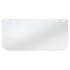 MCR Safety Universal Faceshield, Uncoated, Clear, Polycarbonate, 16 in L x 8 in H