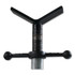 Sumner 780518 Pipe Stand Heads, Vee Head Only, Carbon Steel, 2,000 lb Cap., 1/8 in-24 in Pipe