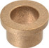 Boston Gear 69206 Flanged Sleeve Bearing: 5/8" ID, 13/16" OD, 5/8" OAL, Oil Impregnated Bronze